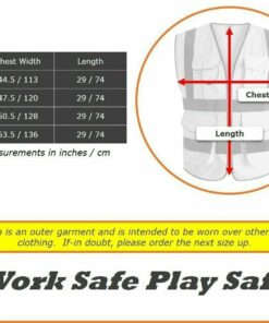 safety vest Reflective Vest Working Clothes for Outdoor sports hiking etc orange