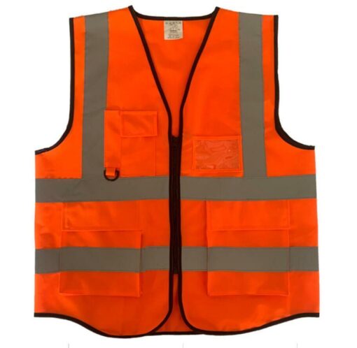 safety vest Reflective Vest Working Clothes for Outdoor sports hiking etc orange