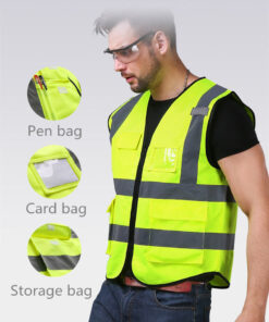 safety vest Reflective Vest Working Clothes for Outdoor sports hiking etc orange