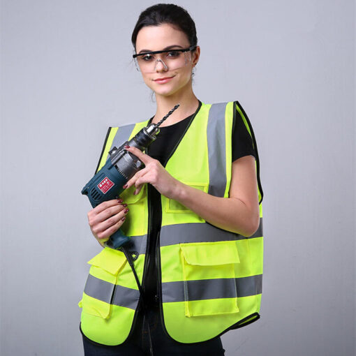 safety vest Reflective Vest Working Clothes for Outdoor sports hiking etc orange