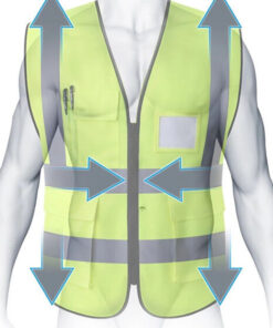 safety vest Reflective Vest Working Clothes for Outdoor sports hiking etc orange