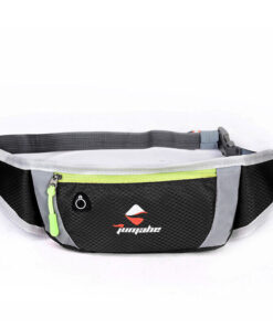 Waterproof Sport Runner Waist Bum Bag Running Jogging Belt Pouch Zip Fanny Pack