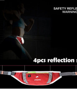 Waterproof Sport Runner Waist Bum Bag Running Jogging Belt Pouch Zip Fanny Pack