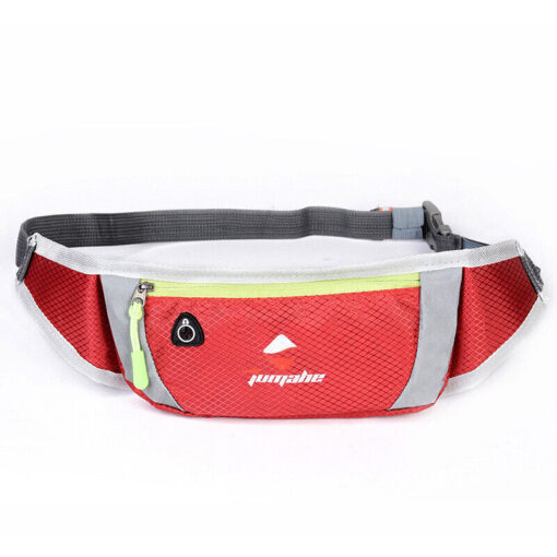 Waterproof Sport Runner Waist Bum Bag Running Jogging Belt Pouch Zip Fanny Pack