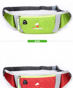 Waterproof Sport Runner Waist Bum Bag Running Jogging Belt Pouch Zip Fanny Pack