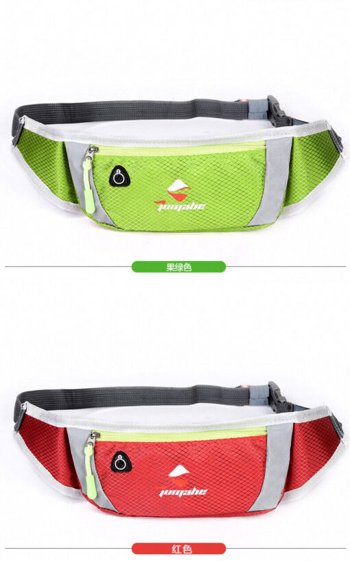 Waterproof Sport Runner Waist Bum Bag Running Jogging Belt Pouch Zip Fanny Pack