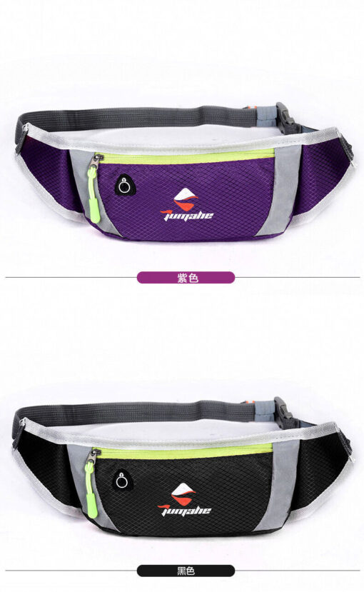 Waterproof Sport Runner Waist Bum Bag Running Jogging Belt Pouch Zip Fanny Pack