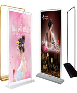 6FT Floor Standing Poster Sign Holder base, Double Sided, Advertising Display