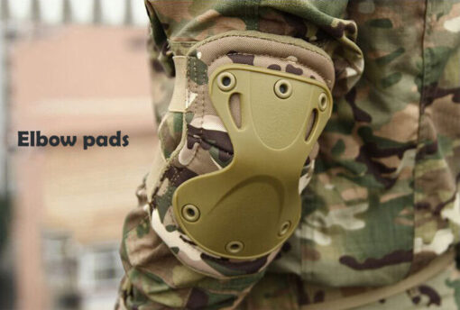 Knee Pad and Elbow pad Set,US Army Tactics Combat Military Pads outdoor Gel