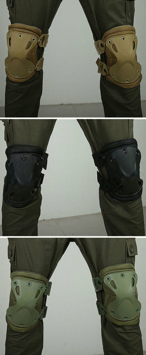 Knee Pad and Elbow pad Set,US Army Tactics Combat Military Pads outdoor Gel