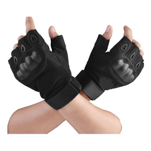 Tactical Gloves Hard Knuckle Full Finger Military Army Hunting Medium size