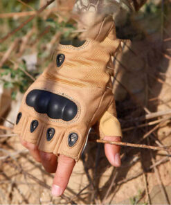 Tactical Gloves Hard Knuckle Full Finger Military Army Hunting Medium size