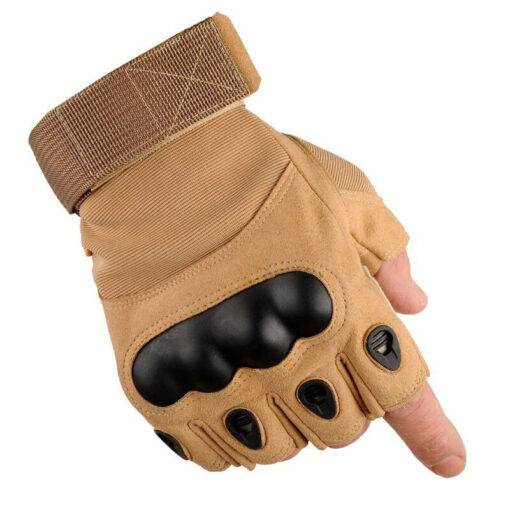 Tactical Gloves Hard Knuckle Full Finger Military Army Hunting Medium size