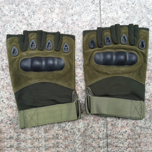 Tactical Gloves Hard Knuckle Full Finger Military Army Hunting Medium size