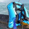 HANHAN Inflatable Life Jacket Life Vest Basic Automatic blue color