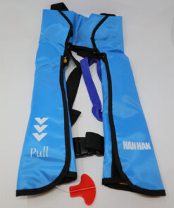 HANHAN Inflatable Life Jacket Life Vest Basic Automatic blue color