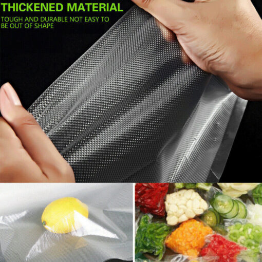 LDLC TWO GIANT 8"x50' Rolls Vacuum Sealer Food Storage Bags Huge Food Saver 4mil