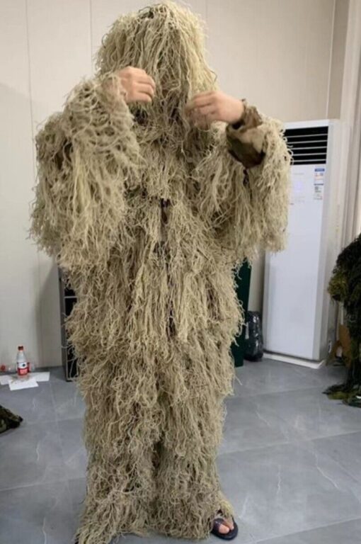 Ghost Ghillie Suit Super-Dense Woodland Field Grass Hunting Camo suit