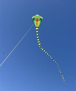 27FT long Cobra Snake Kite with 328ft string easy to fly for Children adult Toys