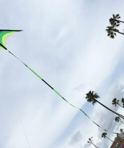 NEW 2m 6.6FT wide Triangle Kite set with 33FT tail & 328ft string delta easy fly