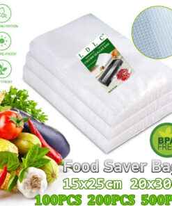 500 Quart Vacuum Sealer Bags 8x12 6x10 Embossed Food Saver Storage Package