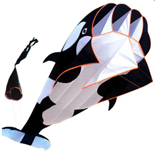 3D software killer whale Kite Single Line For Adult and Kids for Outdoor Sports