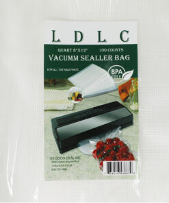 LDLC 500 Quart Vacuum Sealer Bags Embossed Food Saver Storage rools FDA approved