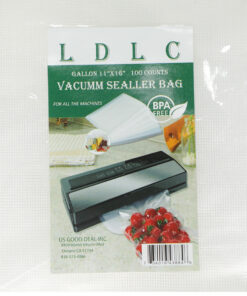 LDLC 500 Quart Vacuum Sealer Bags Embossed Food Saver Storage rools FDA approved