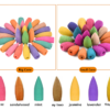 400pcs/pack Big Backflow Incense Burner Cones Flower Flavor Smoke Bullet Cone