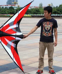 HANHAN 6FT 1.8m Stunt KITE Triangle Kite Outdoor Fun Sports Dual line Surfing