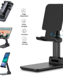 ALL Metal Adjustable Cell Phone Stand Tablet Desktop Desk Holder For iphone ipad