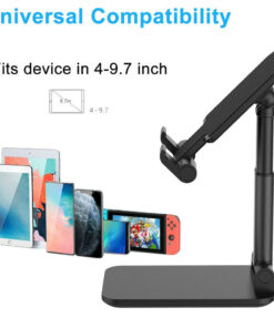 ALL Metal Adjustable Cell Phone Stand Tablet Desktop Desk Holder For iphone ipad