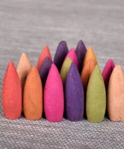 400pcs/pack Big Backflow Incense Burner Cones Flower Flavor Smoke Bullet Cone