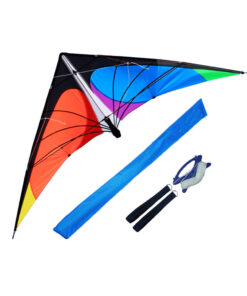 HANHAN 7.2ft 2.2m HUGE Stunt Power Kite Outdoor Sport fun Toys novelty dual line