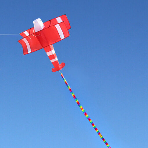 USA 3D Single Line airplane Kites Outdoor Fun Sports Beach kite with red tail