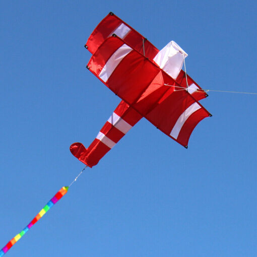 USA 3D Single Line airplane Kites Outdoor Fun Sports Beach kite with red tail