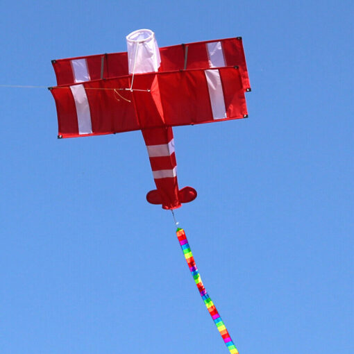 USA 3D Single Line airplane Kites Outdoor Fun Sports Beach kite with red tail