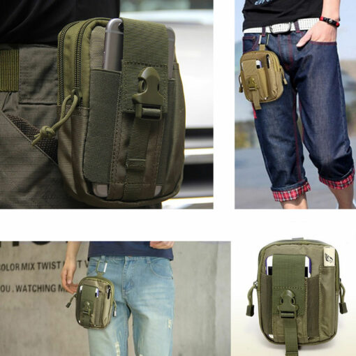 Tactical Molle Pouch Belt bag Waist Pack Bag Military Waist phone Fanny bag LDLC