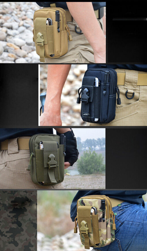 Tactical Molle Pouch Belt bag Waist Pack Bag Military Waist phone Fanny bag LDLC