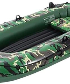 kayaking Inflatable 4Person Floating Boat Raft Set with Oars Air Pump Cruising