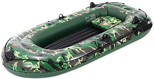 kayaking Inflatable 4Person Floating Boat Raft Set with Oars Air Pump Cruising