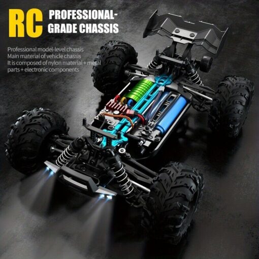 Brushless Motor High Speed RC car toy 4WD All Terrain 1:16 Racing Model 70KM/H