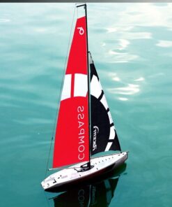 RC 2.4G RTR Compass 2 Channel Wind Power Sailboat with 650mm Hull for RG65 Class