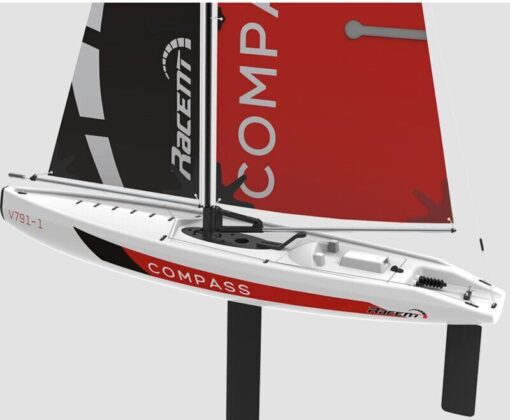 RC 2.4G RTR Compass 2 Channel Wind Power Sailboat with 650mm Hull for RG65 Class