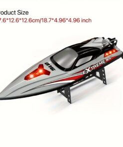 RC High Speed 55km/h Racing Boat, Sealed Waterproof,Can Drag net brushless motor