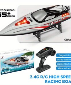 RC High Speed 55km/h Racing Boat, Sealed Waterproof,Can Drag net brushless motor