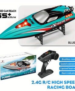 RC High Speed 55km/h Racing Boat, Sealed Waterproof,Can Drag net brushless motor