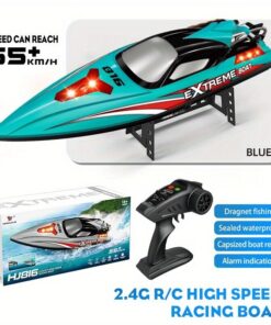 RC High Speed 55km/h Racing Boat, Sealed Waterproof,Can Drag net brushless motor